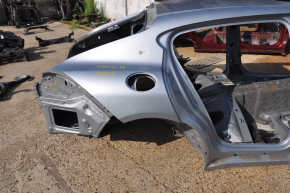 Чверть крило ззаду права Porsche Panamera 10-16 на кузові, срібло