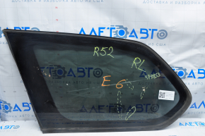 Форточка глухое стекло задняя левая Nissan Pathfinder 13-20 порезан уплотнитель, царапины на стекле
