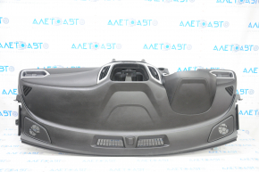 Торпедо передняя панель с AIRBAG Chevrolet Equinox 18-19 черная, царапины
