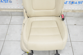 Пассажирское сидение VW Tiguan 09-17 с airbag, механич, кожа беж