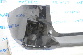 Бампер задний голый Chevrolet Equinox 18-21 черный, трещины в креплениях