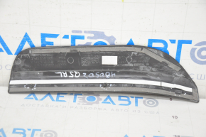 Накладка порогу задня ліва Audi Q5 8R 09-17 чорна з хромом, зламані напрямки, подряпина