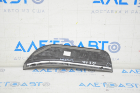 Накладка порога зовнішн задня права Audi Q5 8R 09-17 чорн з хромом, зламані напрямки, тріщина