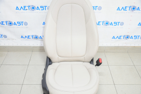 Пассажирское сидение BMW X1 F48 16-19 с airbag, электро, подогрев, кожа беж Oyster