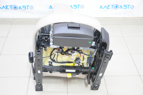 Водительское сидение BMW X1 F48 16-19 с airbag, электро, подогрев, с памятью, кожа беж Oyster