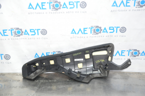 Бічна накладка задніх сидінь права Subaru Legacy 15-19 ганчірка чорна, надламане кріплення