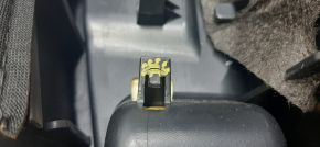 Боковая накладка задних сидений правая Subaru Legacy 15-19 тряпка черная, надломано крепление