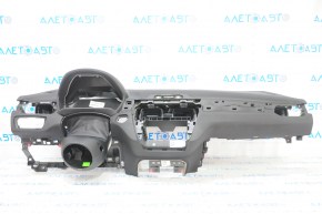 Торпедо передня панель з AIRBAG BMW X1 F48 16-22 чорна під проекцію