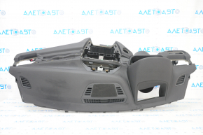 Торпедо передняя панель с AIRBAG BMW X1 F48 16-22 черная под проекцию