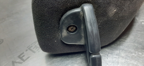 Бічна накладка задніх сидінь ліва Nissan Altima 13-18 велюр чорний, під чищення, пропалено