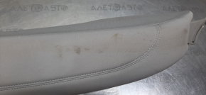 Накладка боковая задних сидений левая Hyundai Sonata 15-17 тряпка серая, под химчистку