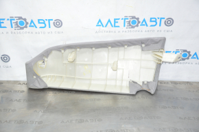 Накладка збоку задніх сидінь права Honda Accord 13-17 велюр сірий, потертості, зламане кріплення