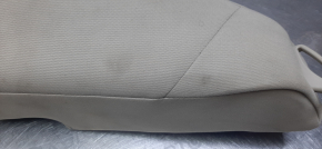 Накладка боковая задних сидений правая Kia Optima 11-15 USA тряпка бежевая, ржавые крепления, под химчистку