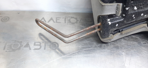 Накладка збоку задніх сидінь ліва Kia Optima 11-15 USA ганчірка сіра, іржаві кріплення, під хімчистку