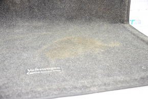 Ковер багажника VW CC 08-17 черн, надрывы, трещины, под химчистку