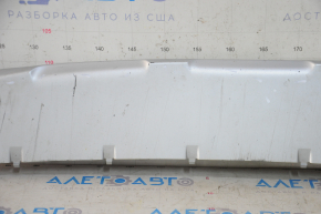 Накладка губы переднего бампера BMW X1 F48 16-19 X-line серая структура, затерта