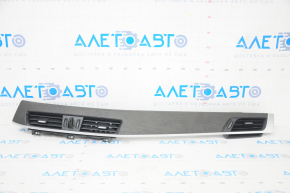 Накладка передньої панелі з повітропроводами права BMW X1 F48 16-22 під темне дерево