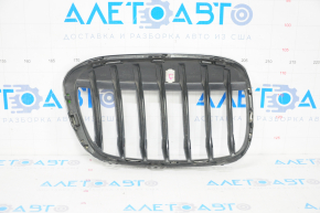 Решітка радіатора grill лев BMW X1 F48 16-19 X-line сіра решітка, пісок