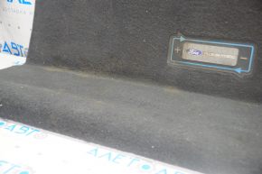 Підлога багажника задня Ford C-max MK2 13-18 Energi, чорна, без заглушок, відклеєна, під хімчистку