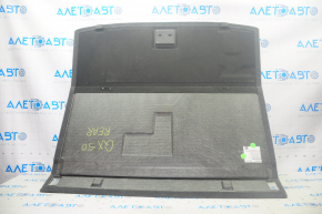 Підлога багажника Infiniti QX50 19- чорна, без заглушок, під хімчистку