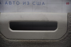 Пол багажника задний Nissan Rogue 14-20 беж под 3 ряда, царапины, под химчистку
