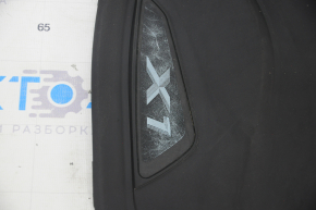Коврик салона передний левый BMW X1 F48 16-22 резина черный, эмблема с черной окантовкой Basis, царапины