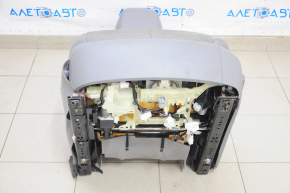 Водительское сидение Toyota Highlander 20-22 с airbag, электро, подогрев, вентиляция, кожа серое, топляк, под химчистку, не работает электрика, побелел пластик, царапины