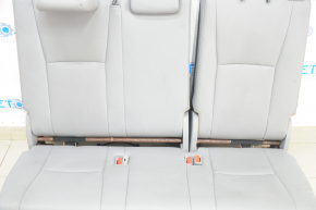 Задний ряд сидений 3 ряд Toyota Highlander 20-22 кожа серый, топляк, ржавое, не работают механизмы
