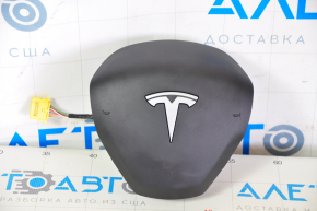 Подушка безпеки airbag в кермо водійська Tesla Model 3 18- чорний, іржавий піропатрон