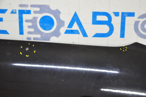 Капот голый Audi A4 B8 13-16 рест сталь, черный LY9B, рыжики под краской