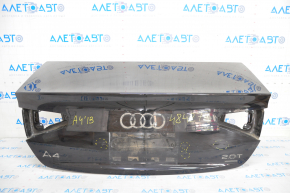 Крышка багажника Audi A4 B8 13-16 рест седан без спойлера черный LY9B, тычки