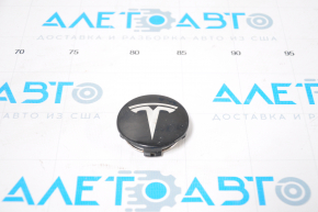 Центральный колпачок на диск Tesla Model Y 20- черный, потерт