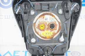 Подушка безопасности airbag в руль водительская Ford Edge 19- черная, царапина, ржавый пиропатрон