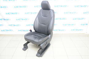 Сидіння водія Ford Edge 15- з airbag, електро, підігрів, шкіра чорна, Titanium, іржаве знизу