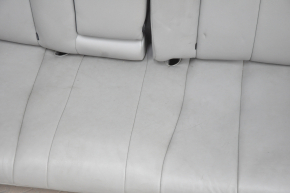 Задний ряд сидений 2 ряд Toyota Camry v40 07-09 кожа, серый, царапины на коже, под чистку