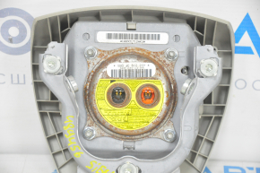 Подушка безопасности airbag в руль водительская Toyota Sienna 11-16 бежевая, облез хром