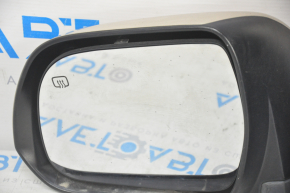 Зеркало боковое левое Toyota Sienna 11-17 5 пинов, подогрев, золотистое, окалины на зеркальном элементе, царапины