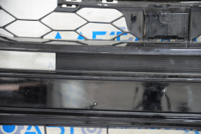 Нижняя решетка переднего бампера Honda Accord 18-22 черный глянец, песок