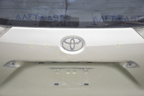 Дверь багажника голая со стеклом Toyota Sienna 11-20 под камеру, золотистый 4T8, тычки, примята