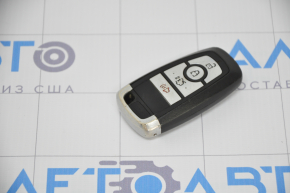 Ключ smart Ford Fusion mk5 17-20 4 кнопки, без автозапуска. потерт,царапины