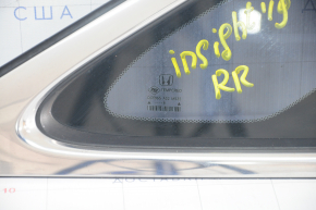 Форточка глухое стекло задняя правая Honda Insight 19-22 сломаны направляющие