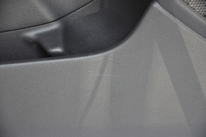 Обшивка двери карточка передняя левая Lexus UX200 UX250h 19- черн, кожа светло-коричневая, царапины