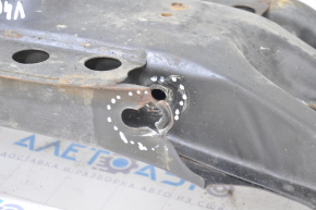 Підрамник задній Toyota Camry v40 іржавий, дефект кріплення важеля, порвані 2 сайленти. потріскані 2 сайлент