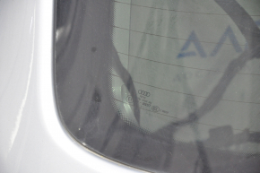 Дверь багажника голая со стеклом Audi Q5 8R 09-17 серебро LZ7G, тычка