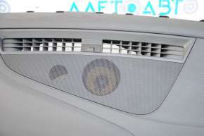 Торпедо передняя панель с AIRBAG Audi A4 B9 17- черная, без проекции, с пищалкой, царапины