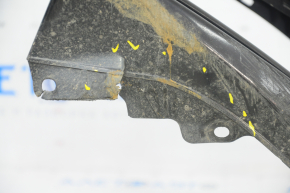 Бампер передний голый Honda Insight 19-22 черный, потерт, надрыв, нет фрагмента
