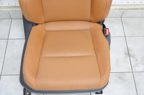 Пасажирське сидіння Lexus UX200 UX250h 19- шкіра коричнева, з підігрівом, топляк, неробоча електрика, злам санки