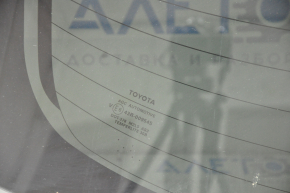 Скло заднє двері багажника Toyota Highlander 14-19 тонування, відкидне, зі скобою та ручкою