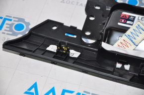 Подушка безопасности airbag коленная водительская левая Tesla Model 3 18- черн, ржавый пиропатрон, слом креп
