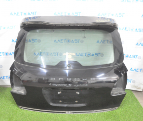 Дверь багажника голая со стеклом Porsche Cayenne 958 11-14 usa черный L041, алюминий